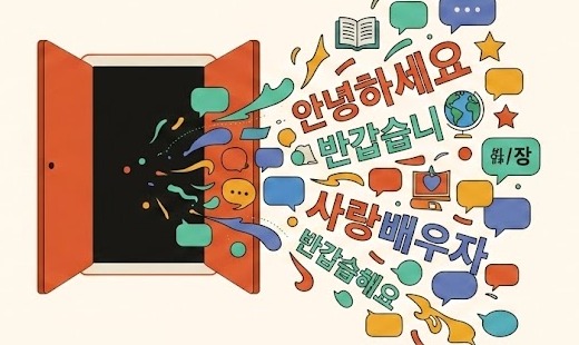 말문 브랜드 일러스트레이션